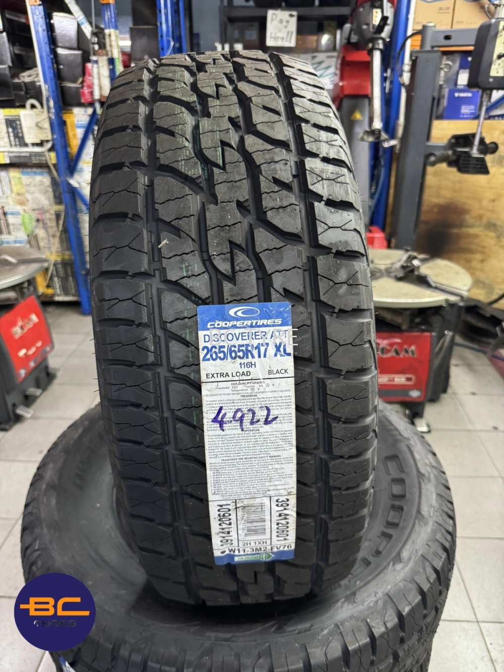 LLANTA COOPER "DISCOVERER ATT" AT LT 225/60 R17 103H