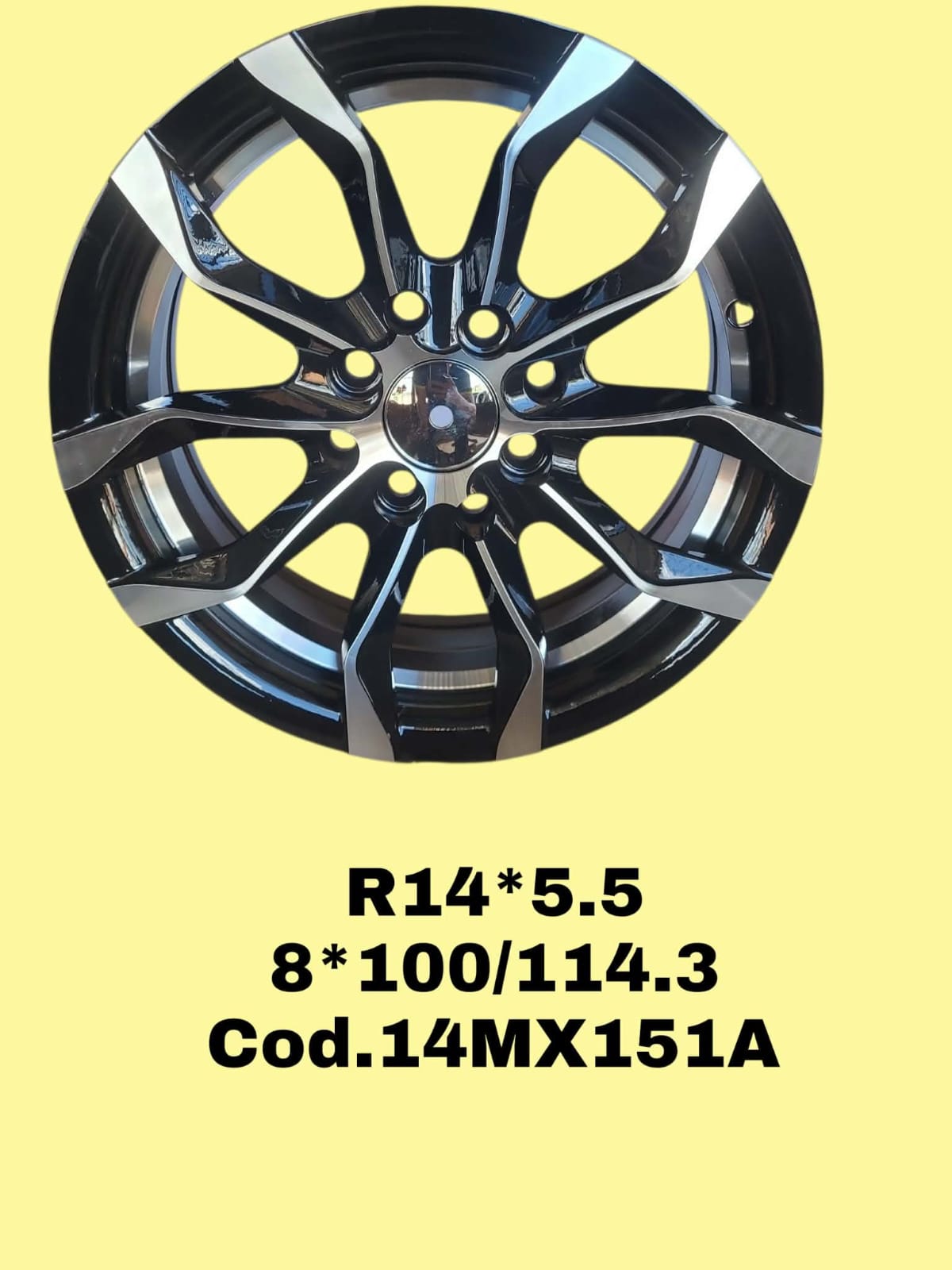 ARO R14 DE ALEACION HCW RACING "14MX151A" 15*5.5 8*100/114.3 ET 30CB 73.1 MB