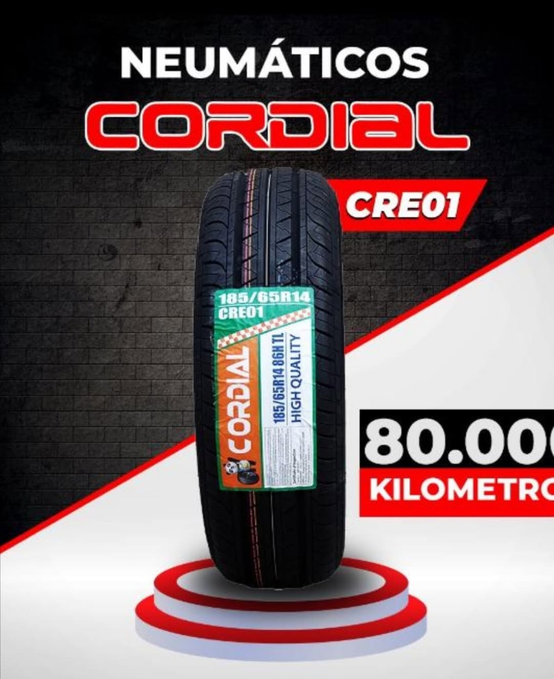 LLANTA CORDIAL "CRE01" 175/65 R14 82H