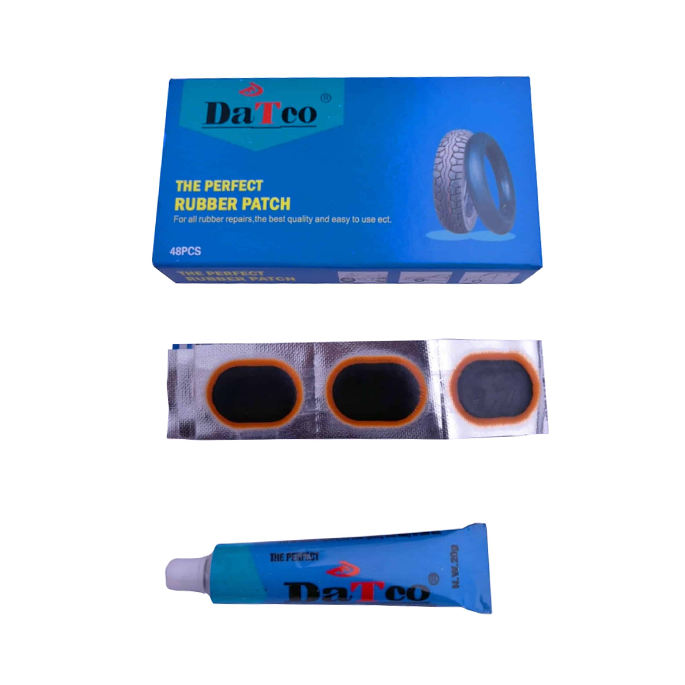 PARCHE DATCO SINTETICO 25MM. X 35MM CAJA X 48UND