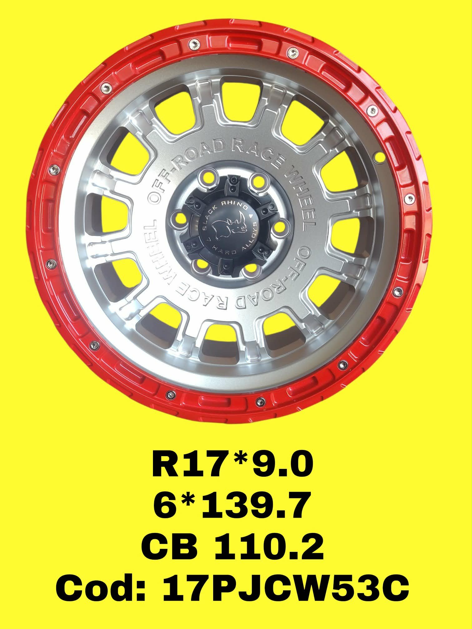 ARO R17 DE ALEACION RHINO "17PJCW53C" 17*9.0 6*139.7 ISS1 TR CB 110.2