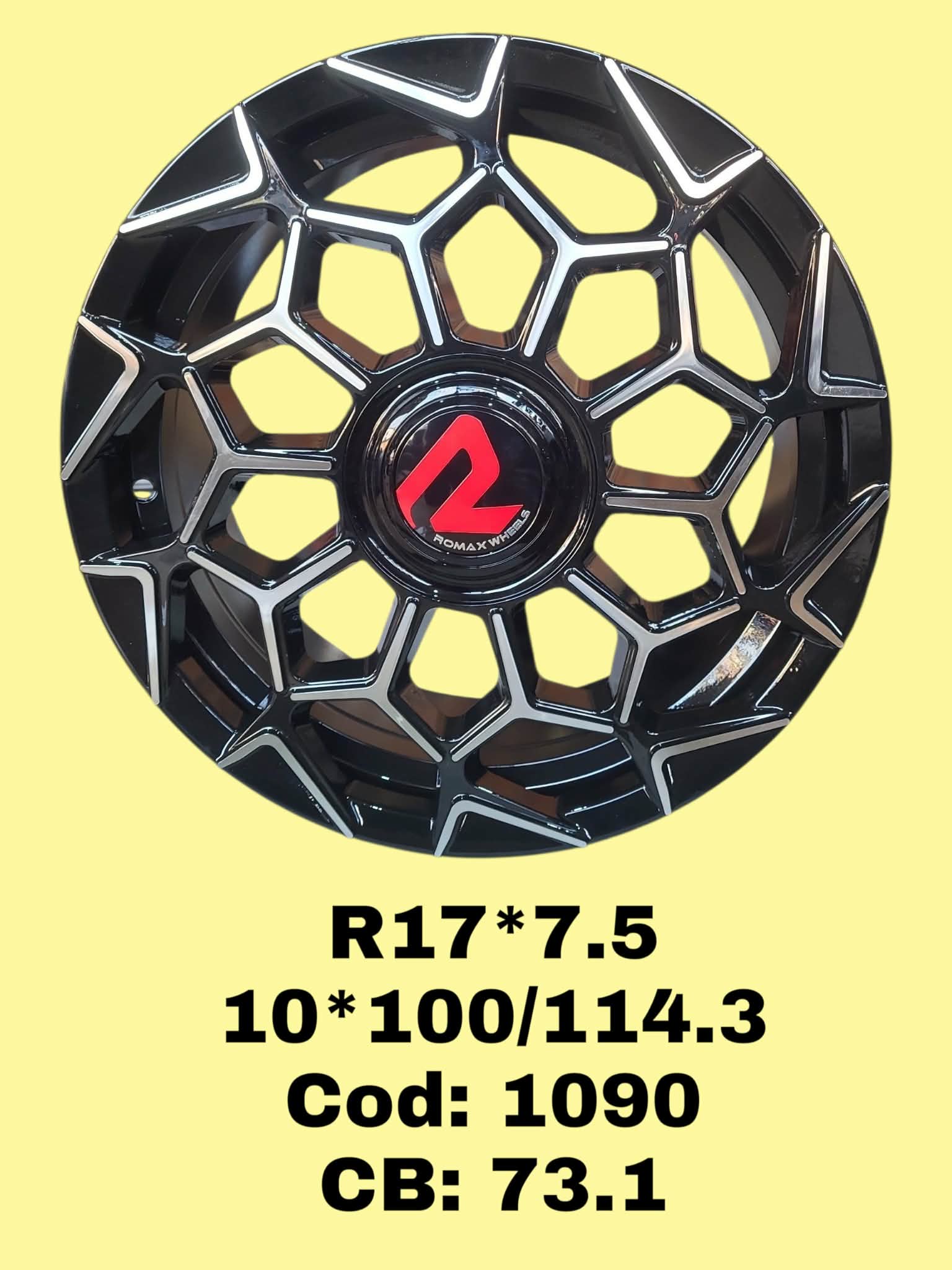 ARO DE ALEACION ROMAX "1090" 17*7.5 10*100/114.3 ET 35 CB 73.1 BP