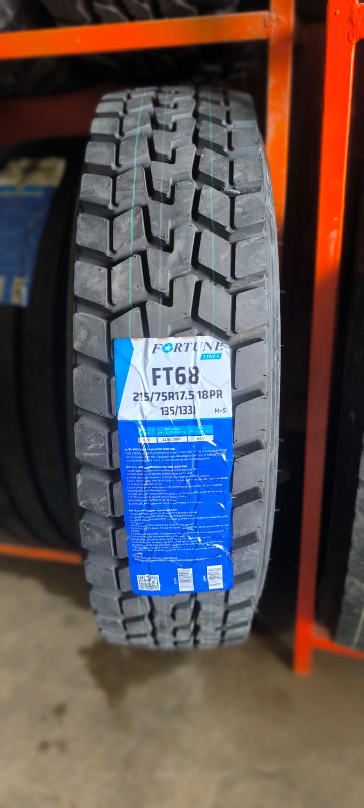 LLANTA FORTUNE "FT68" POSTERIOR 235/75 R17.5 143/141J 18PR TL