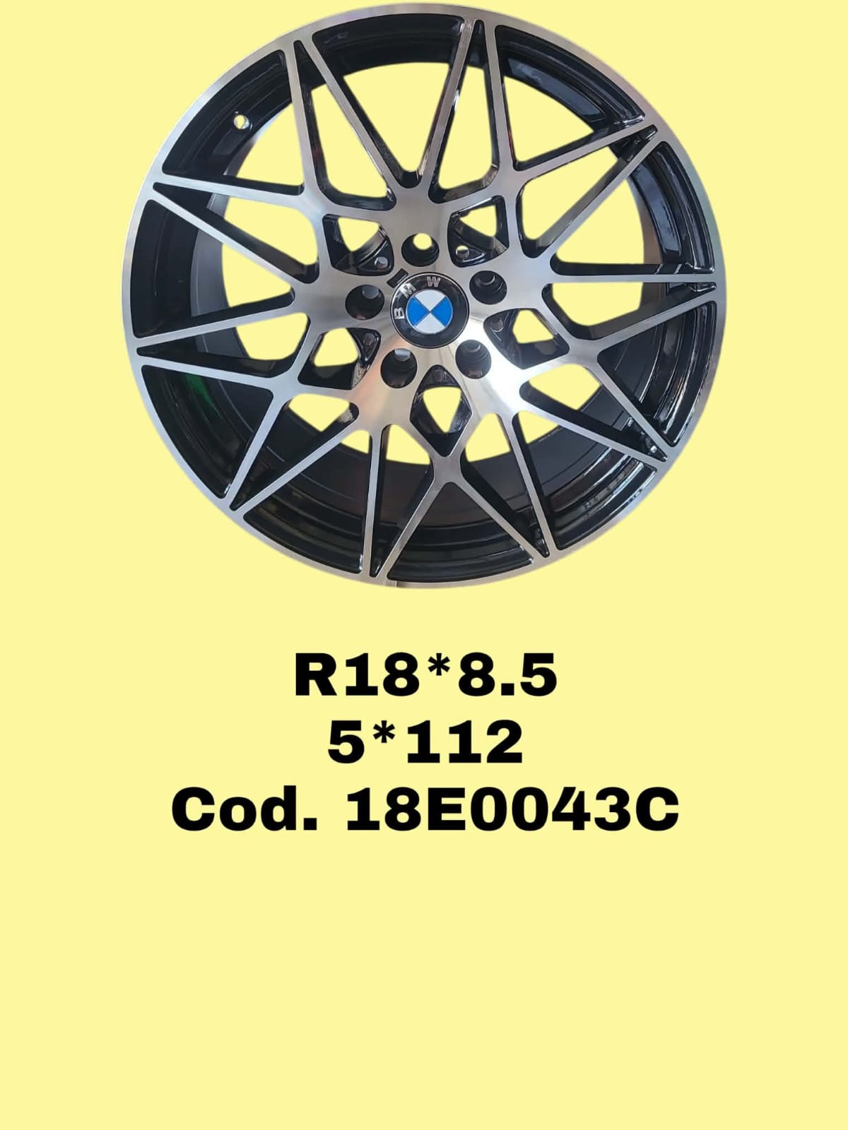 ARO R18 DE ALEACION HCW RACING "18E0043C" 18*8.5 5*112 ET 30 CB 66.6 MB