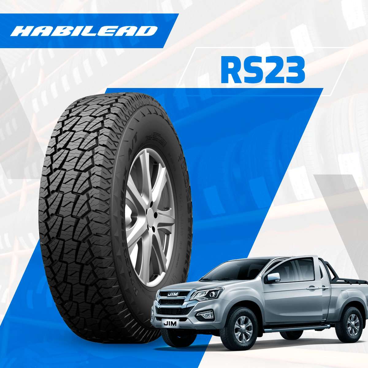 LLANTA HABILEAD "PRACTICALMAX RS23" A/T LT 265/75 R16 123/120S TL (LETRA BLANCA)