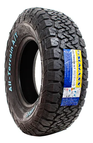 LLANTA SUMAXX "ALL-TERRAIN T/A" A/T 265/75 R16 116S TL (COCADA HUESITO Y LETRA BLANCA)