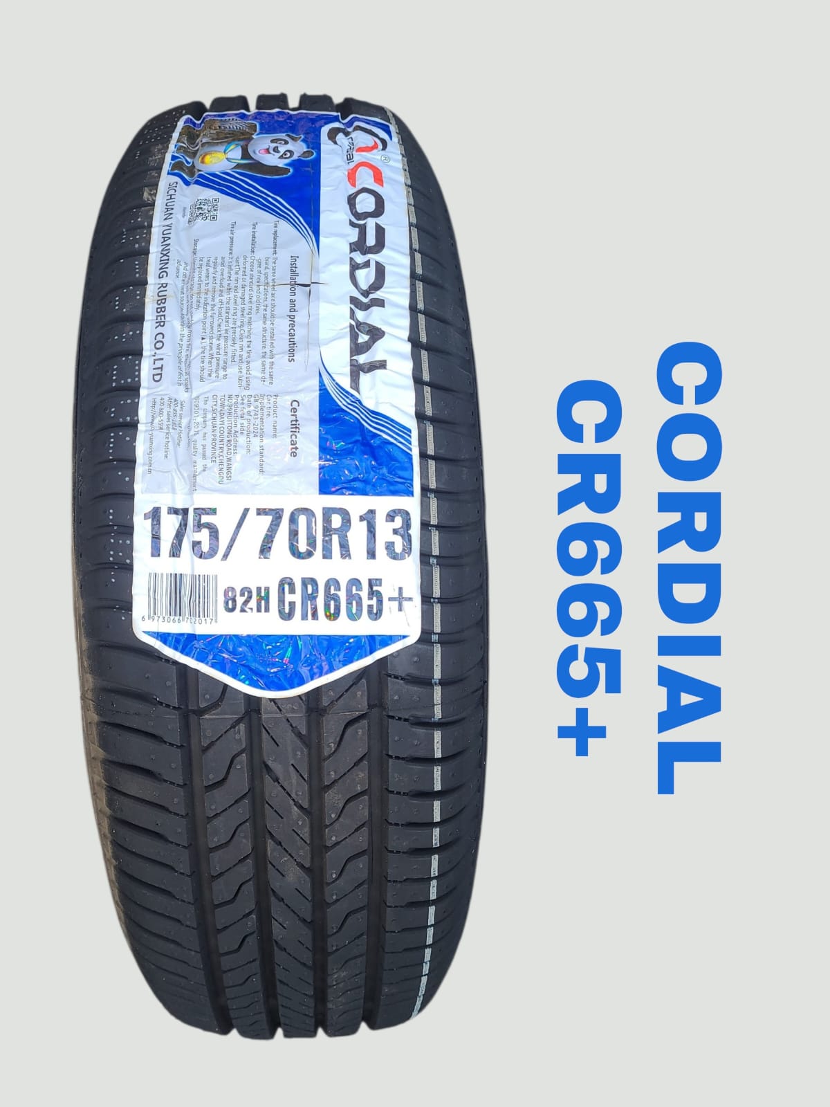 LLANTA CORDIAL "CR665+" H/T 175/70 R13 82H TW380 TL