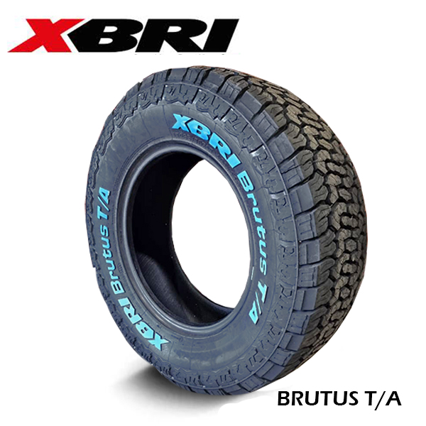 LLANTA XBRI "BRUTUS" A/T LT 225/60 R18 8PR 101/98R TL (COCADA HUESITO & LETRA BLANCA)
