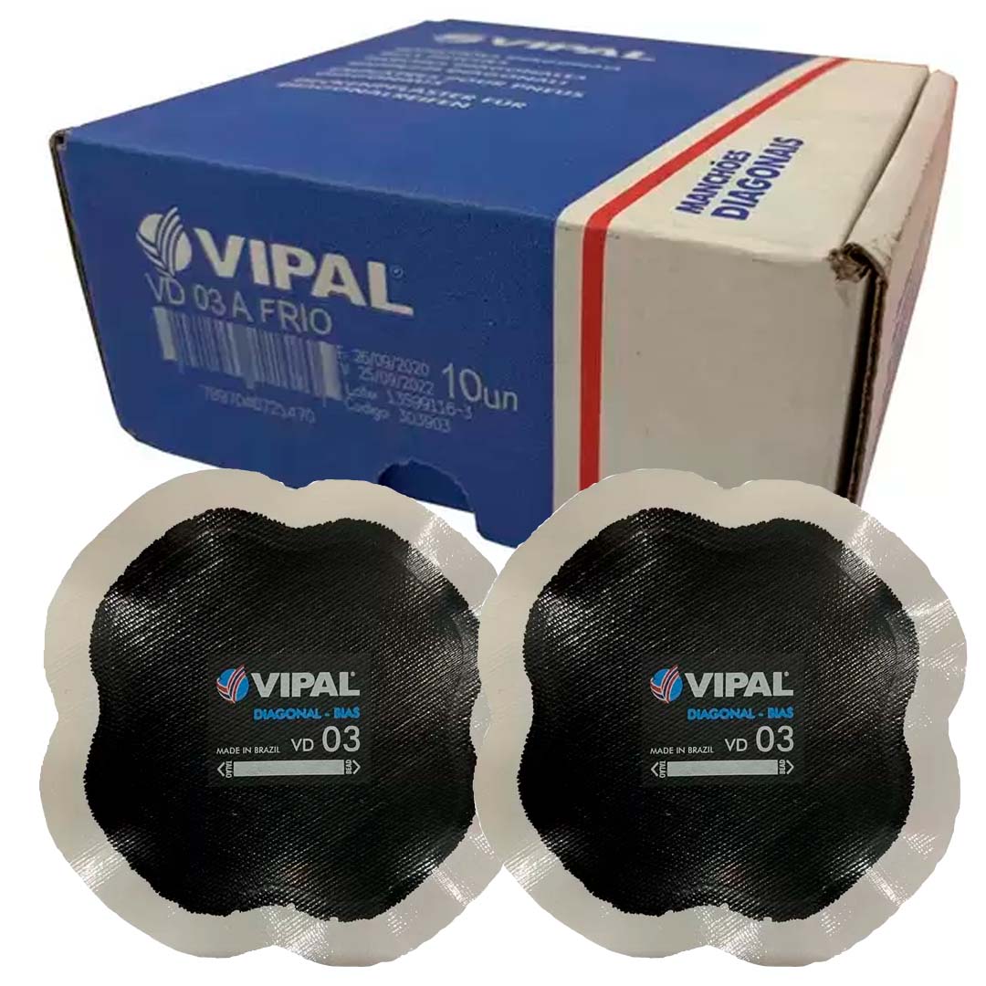 PARCHE VIPAL "VD-03" DE LONA 100 MM.