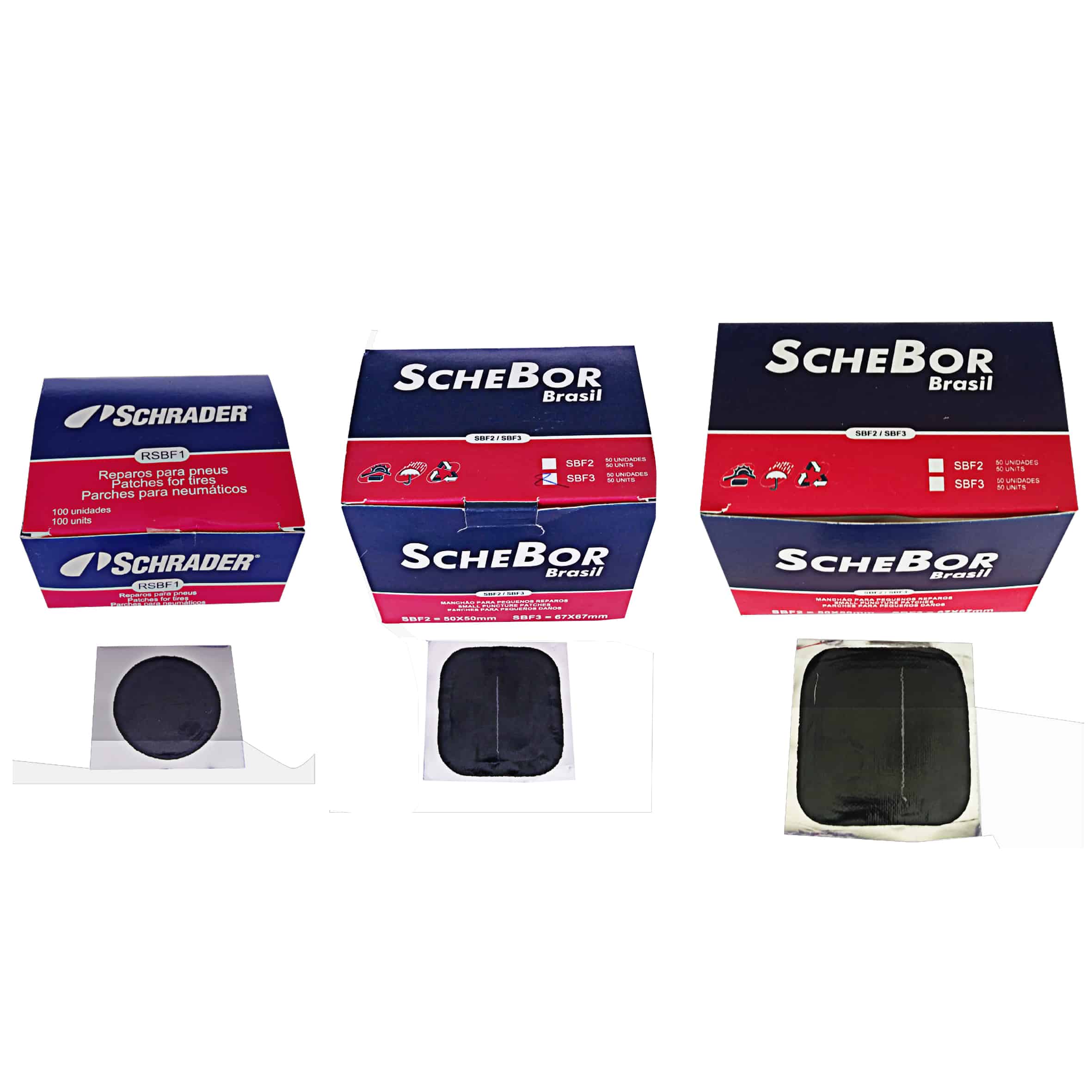 PARCHE SCHE BOR "SBR1" SINTETICO  40MM.  CHICO