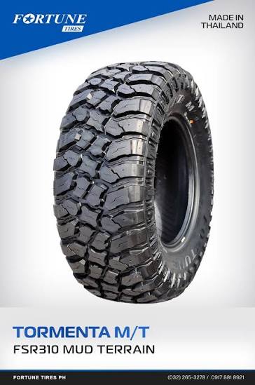 LLANTA FORTUNE "TORMENTA FSR-310" M/T LT 265/75 R16 10PR 123/120Q  TL THAILANDIA