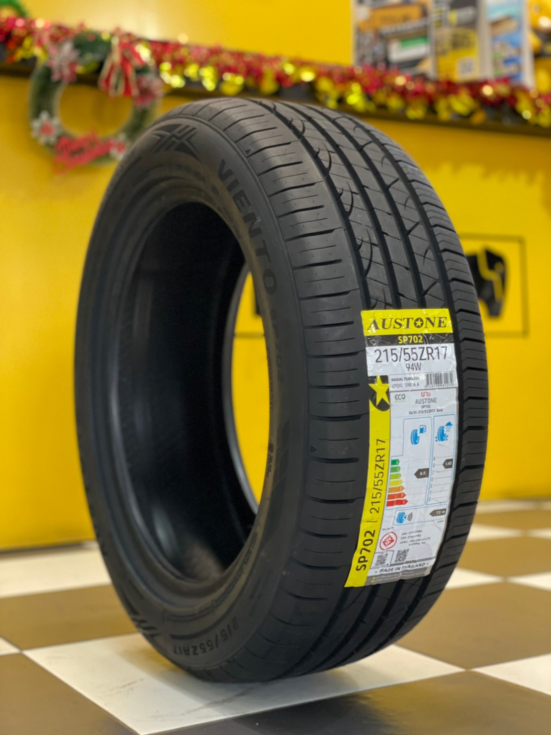 LLANTA AUSTONE "VIENTO UHP SP-702" H/T 225/45 R17 Z 94W TL THAILANDIA