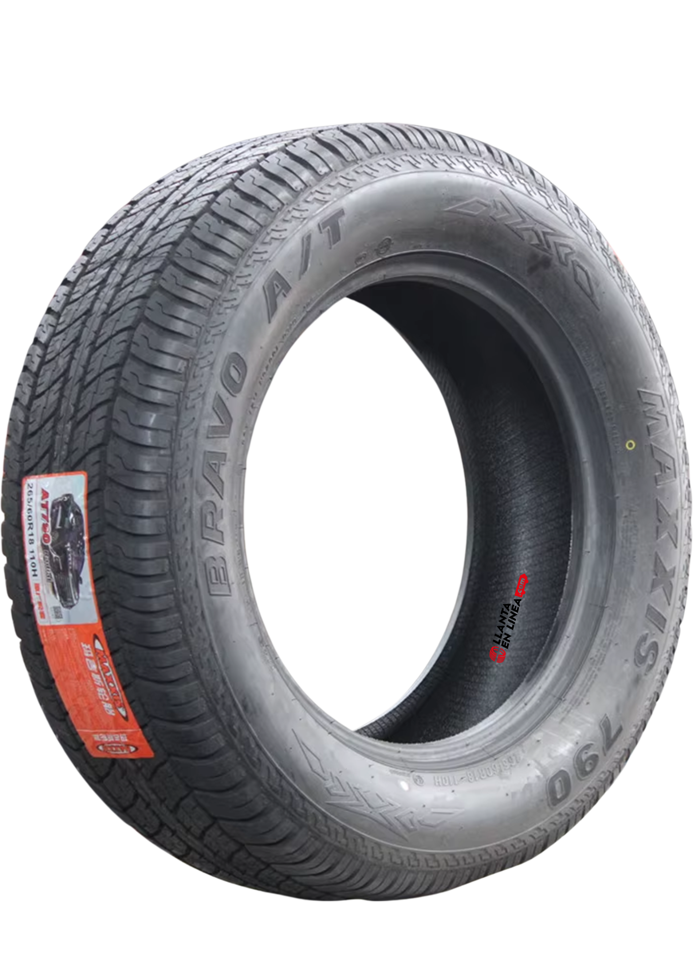 LLANTA MAXXIS "BRAVO 790" A/T 265/60 R18 110H TL