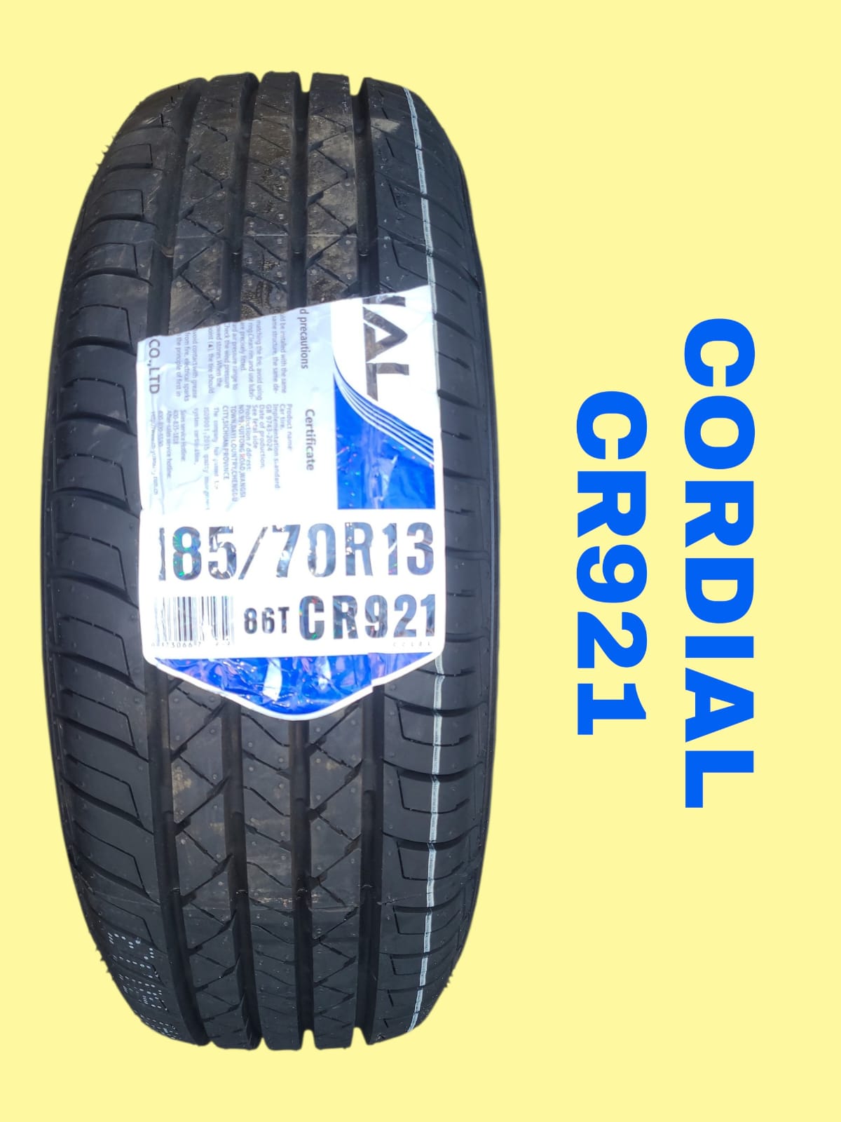 LLANTA CORDIAL "CR921" H/T 195/65 R15 91H TL