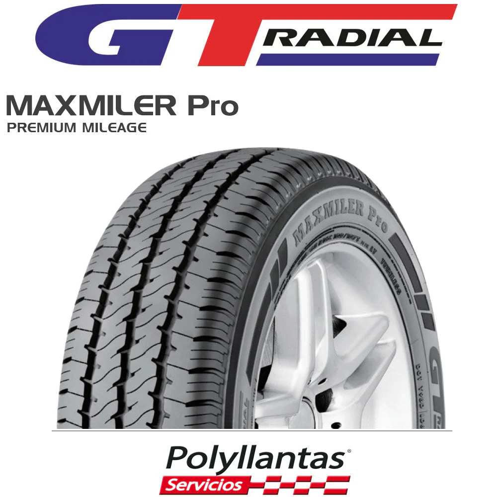 LLANTA GT RADIAL "MAXMILER PRO" DELANTERO LT 195/75 R16 C 8PR 107/105R TL