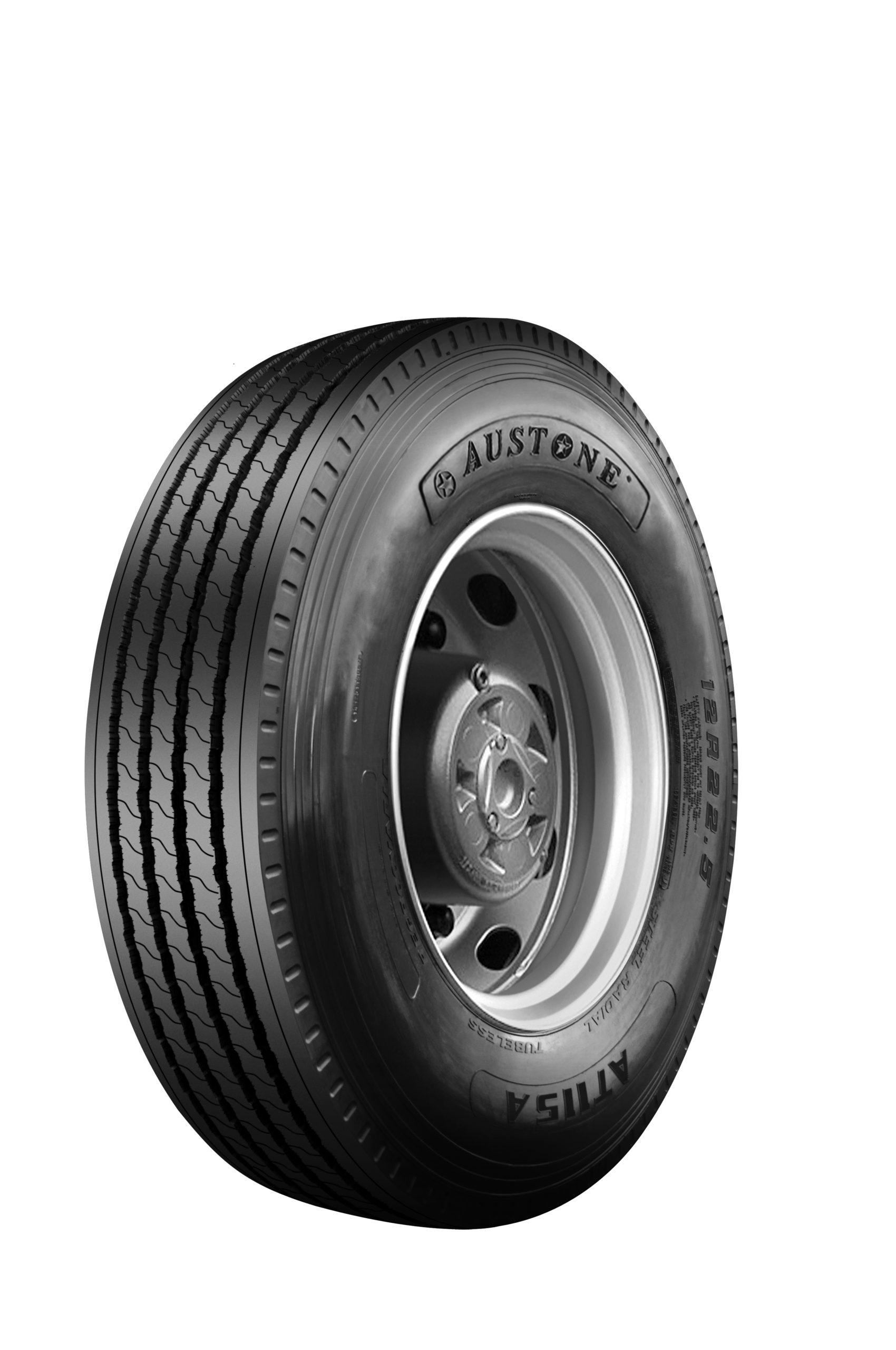 LLANTA AUSTONE "AT115A" DELANTERA 9.5 R17.5 18PR 143/141J TL T.D. 13.0 MM.