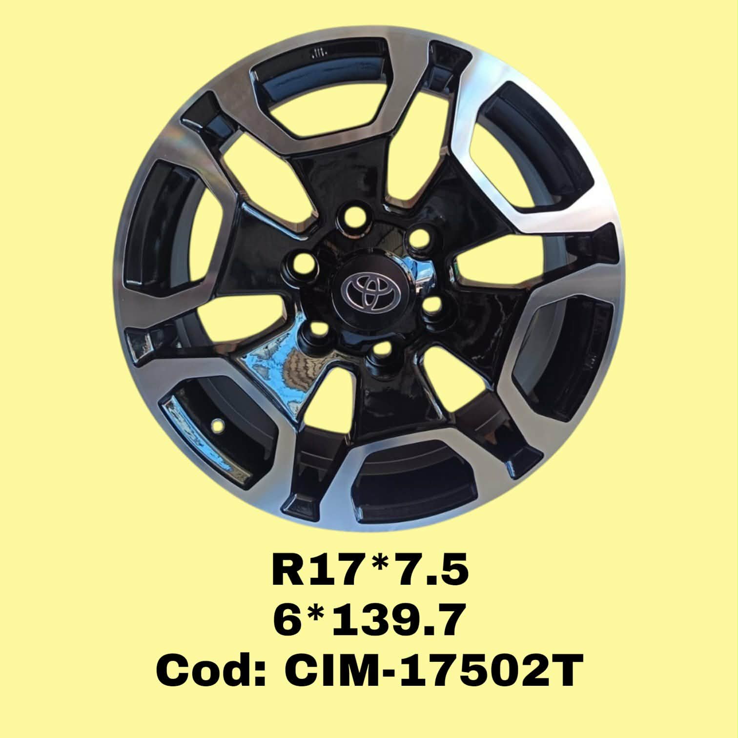 ARO DE ALEACION TOYOTA "CIM-17502T" 17*7.5 6*139.7