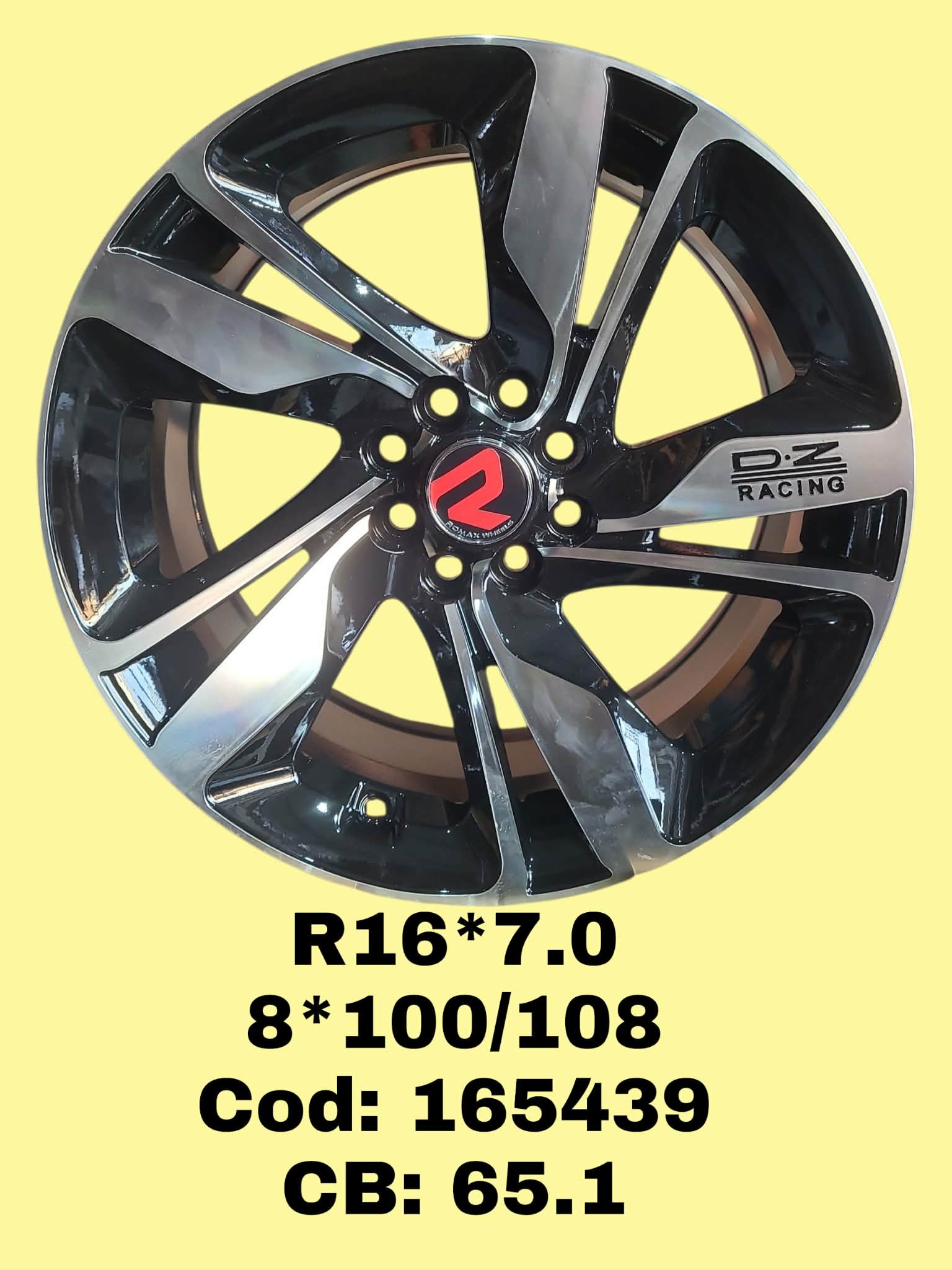 ARO R16 DE ALEACION ROMAX "165439 - 5439" 16*7.0 8*100/108 ET 20 CB 65.1 MB